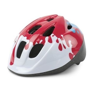 Laste jalgrattakiiver Headgy Splash red size 52-56cm