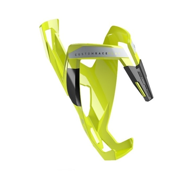 Elite bottle cage Custom Race Plus Yellow Fluo Black graphic