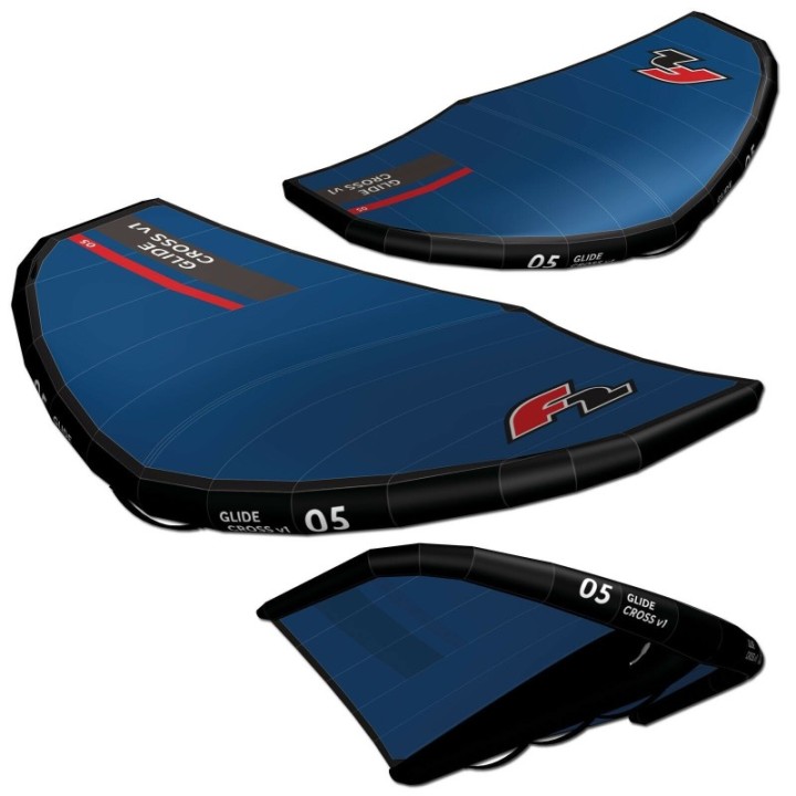 F2 Glide Cross V1 blue wingsail size 6,0