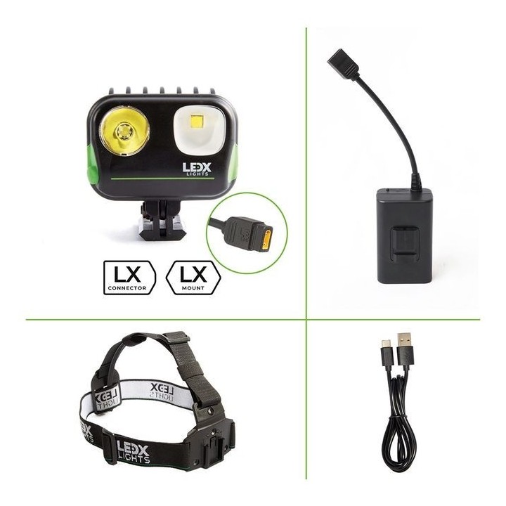 LEDX Lights Snok 2000 headlamp