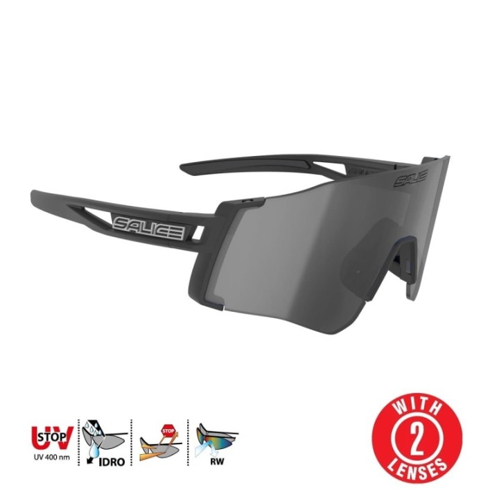 Salice 026 black/ RW black + orange spare lens