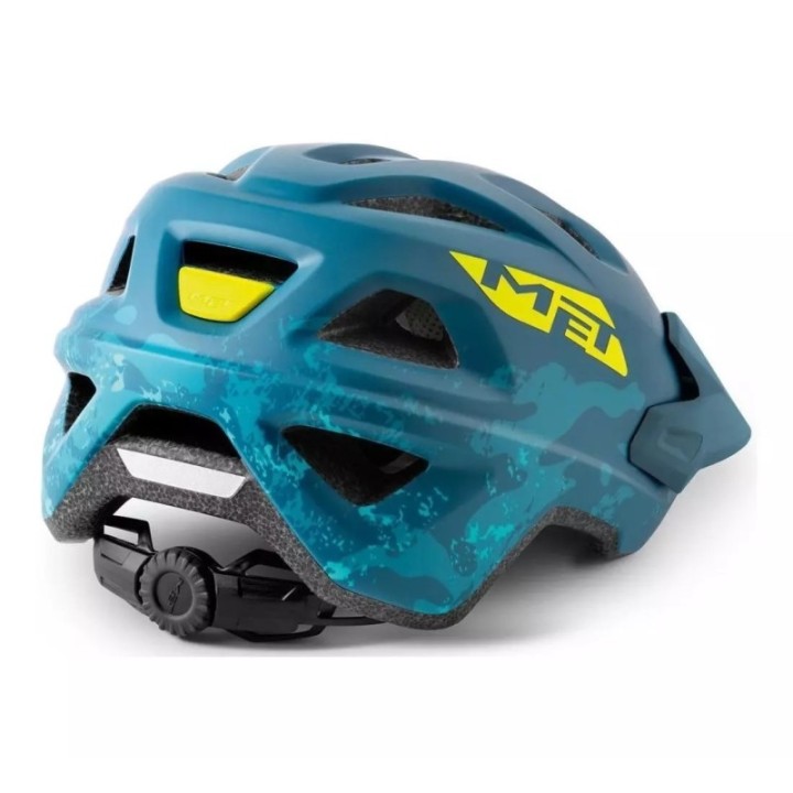 MET Eldar blue/camo size 52-57cm