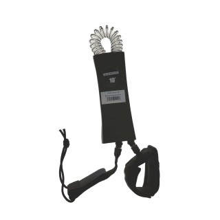 SUP board leash Black/transparent 10' 7 mm